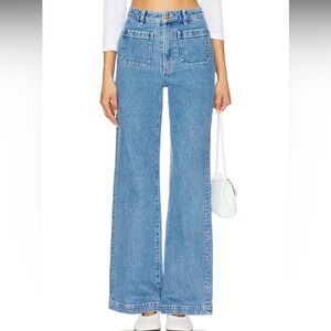 Rolla’s Sailor Hi-Rise Wide leg Jeans